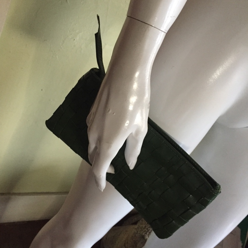 TOPSHOP Green pocket book